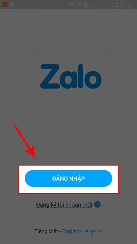 Cách bật tắt tính năng tìm quanh đây Zalo mới nhất 18 Bạn mở ứng dụng zalo và đăng nhập như bình thường.