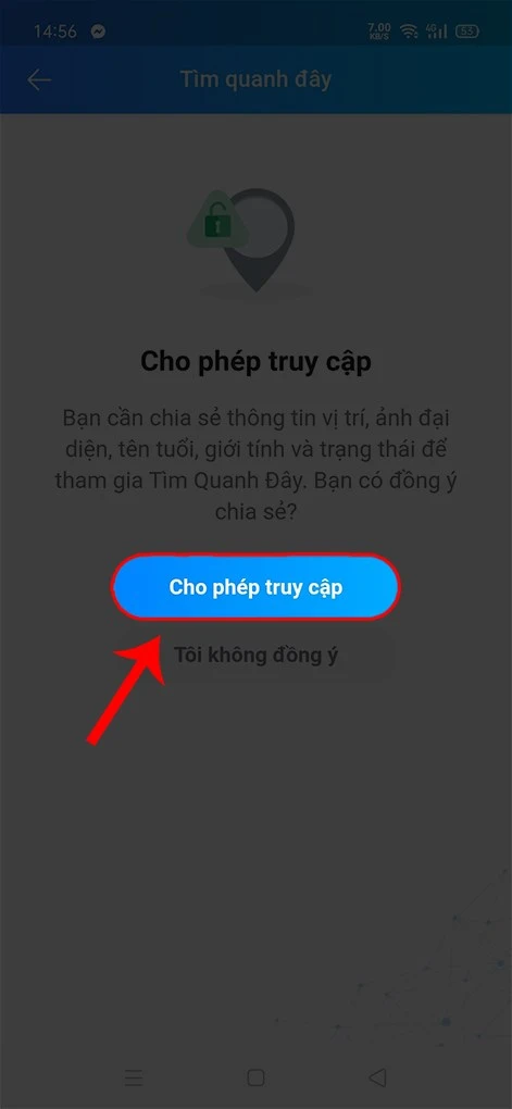 Cách bật tắt tính năng tìm quanh đây Zalo mới nhất 22 Tinh nang tim quanh day zalo 7