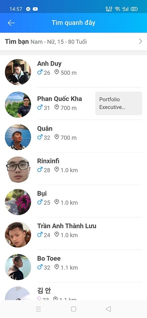 Cách bật tắt tính năng tìm quanh đây Zalo mới nhất 24 Tinh nang tim quanh day zalo 9