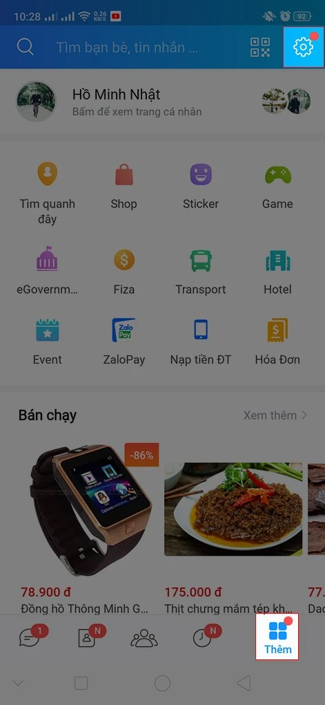 Hướng dẫn cập nhật Zalo PC và điện thoại 15 Cap nhat zalo dien thoai 6