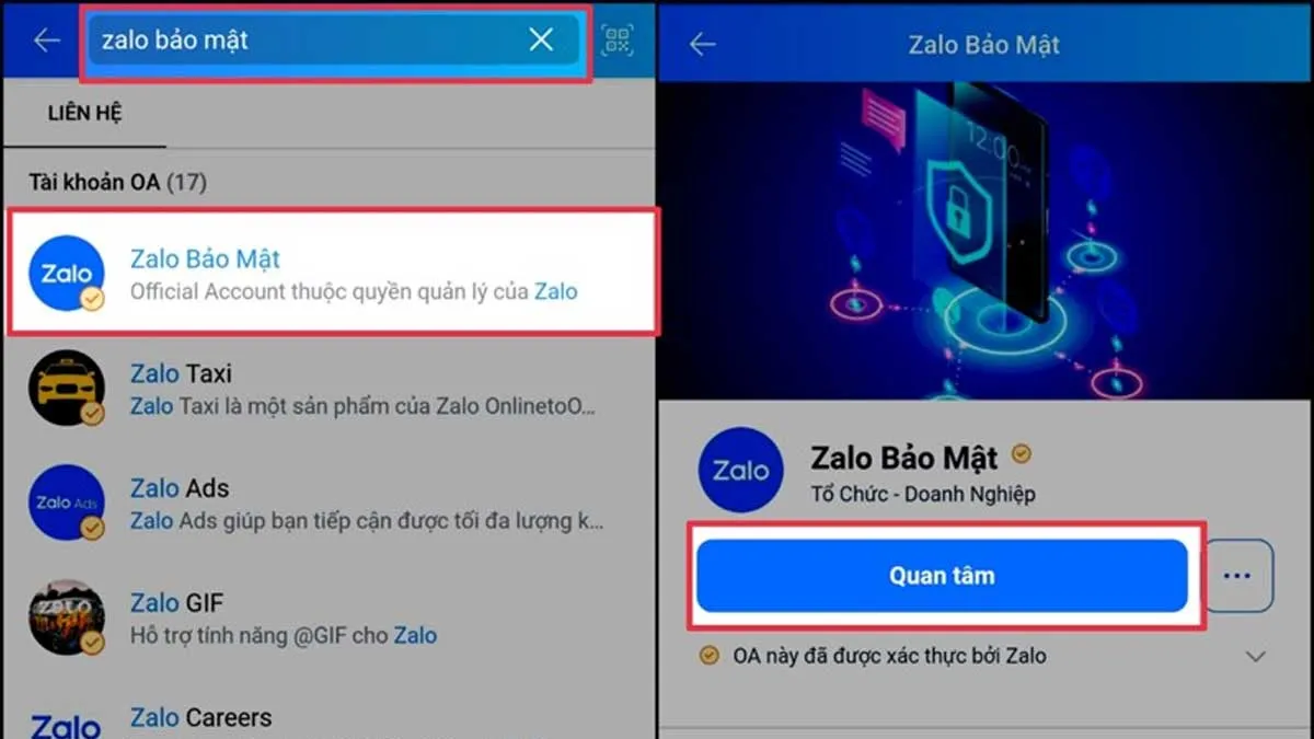 Xác thực tài khoản Zalo nhanh chóng với 3 bước đơn giản 9 Xac thuc tai khoan zalo 3